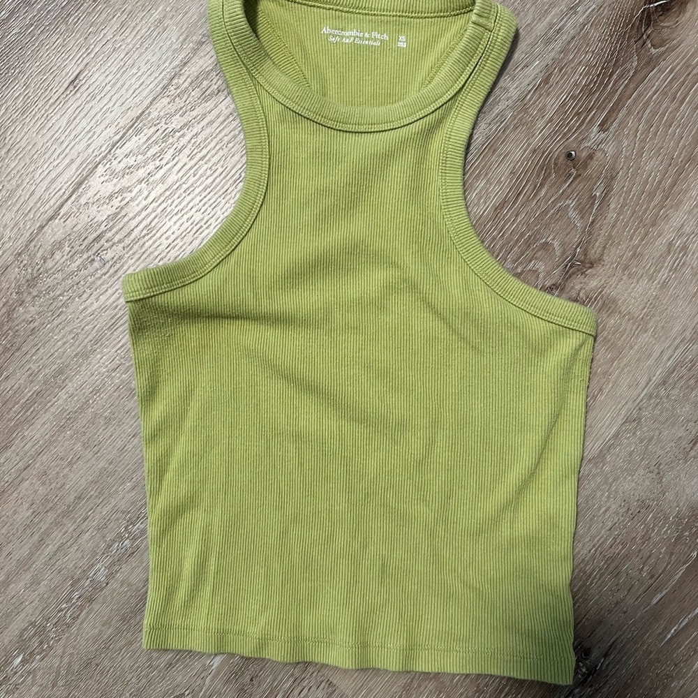 Abercrombie & Fitch Lime cropped Tank Top- size XS
